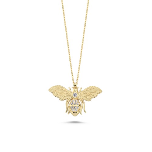 14 Ayar Altın Arı Kolye - CNG Jewels