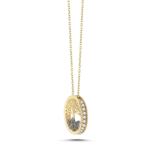 14 Ayar Altın Hayat Ağacı Kolye - CNG Jewels (1)