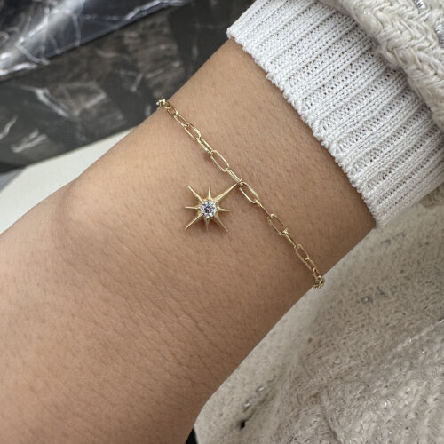 14 Ayar Altın Kutup Yıldızı Bileklik - CNG Jewels (1)
