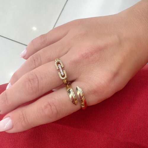 14 Ayar Altın Linda Yüzük - CNG Jewels (1)