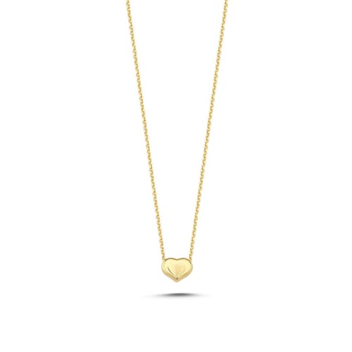 14 Ayar Altın Mini Kalp Kolye - CNG Jewels