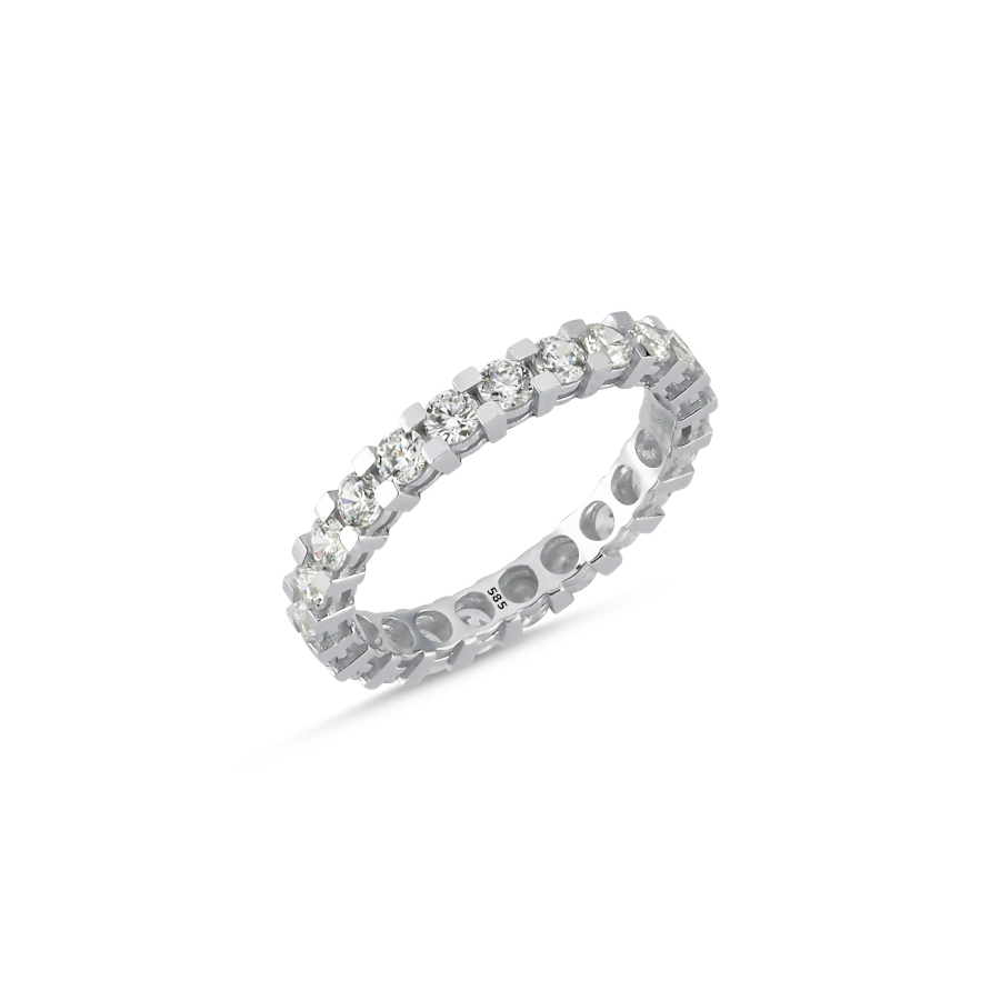 14 Carat White Gold Eternity Ring - CNG Jewels
