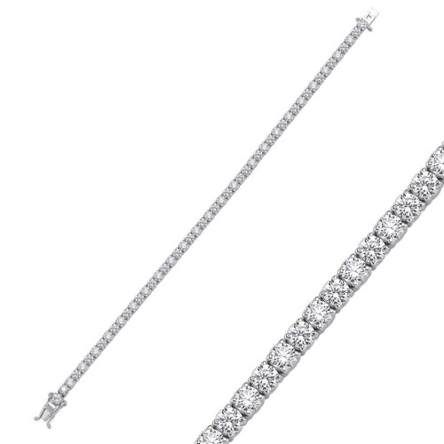 2,5mm Su Yolu Gümüş Bileklik - CNG Jewels