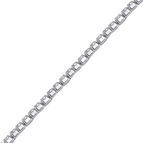 2mm Su Yolu Kadın Gümüş Kolye - 3
