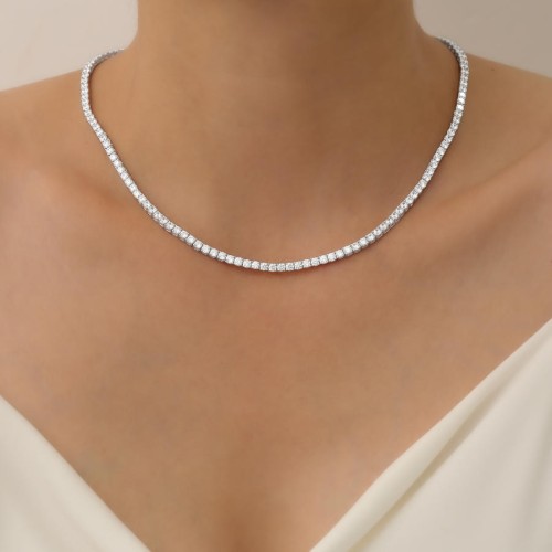 3mm Waterway Silver Necklace - CNG Jewels (1)