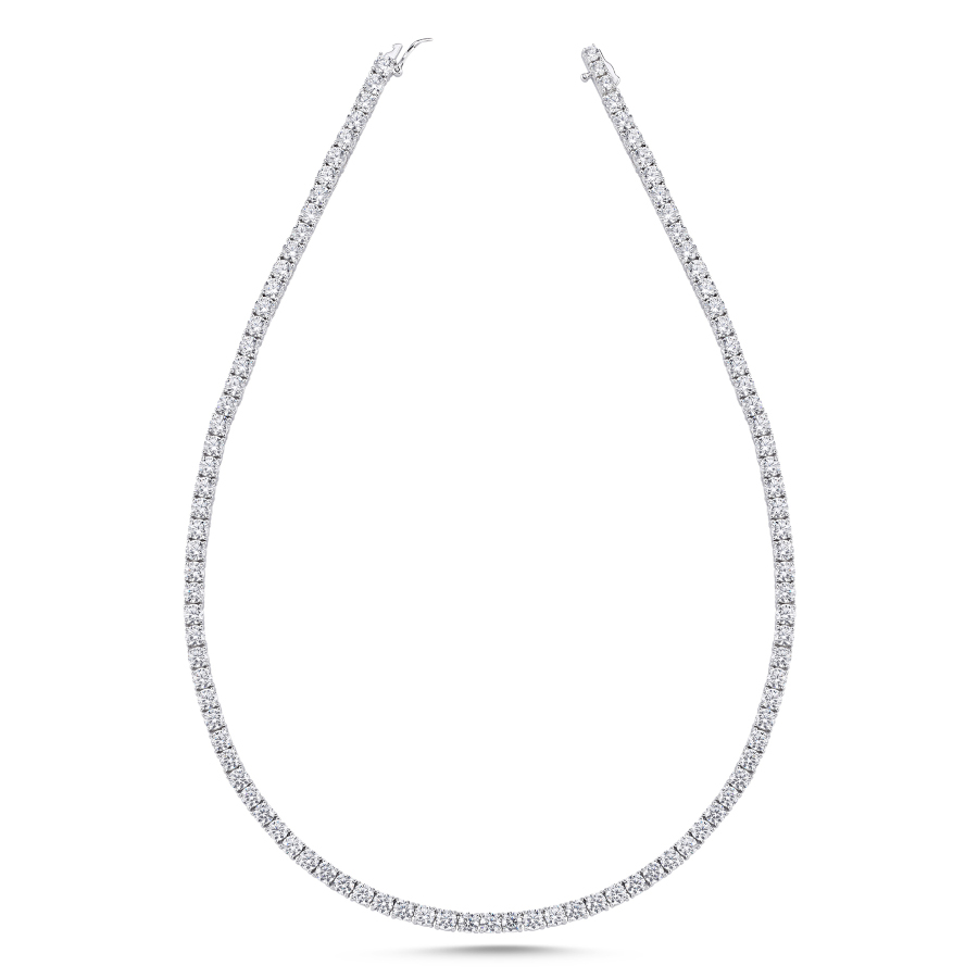 4mm Su Yolu Gümüş Kolye - CNG Jewels