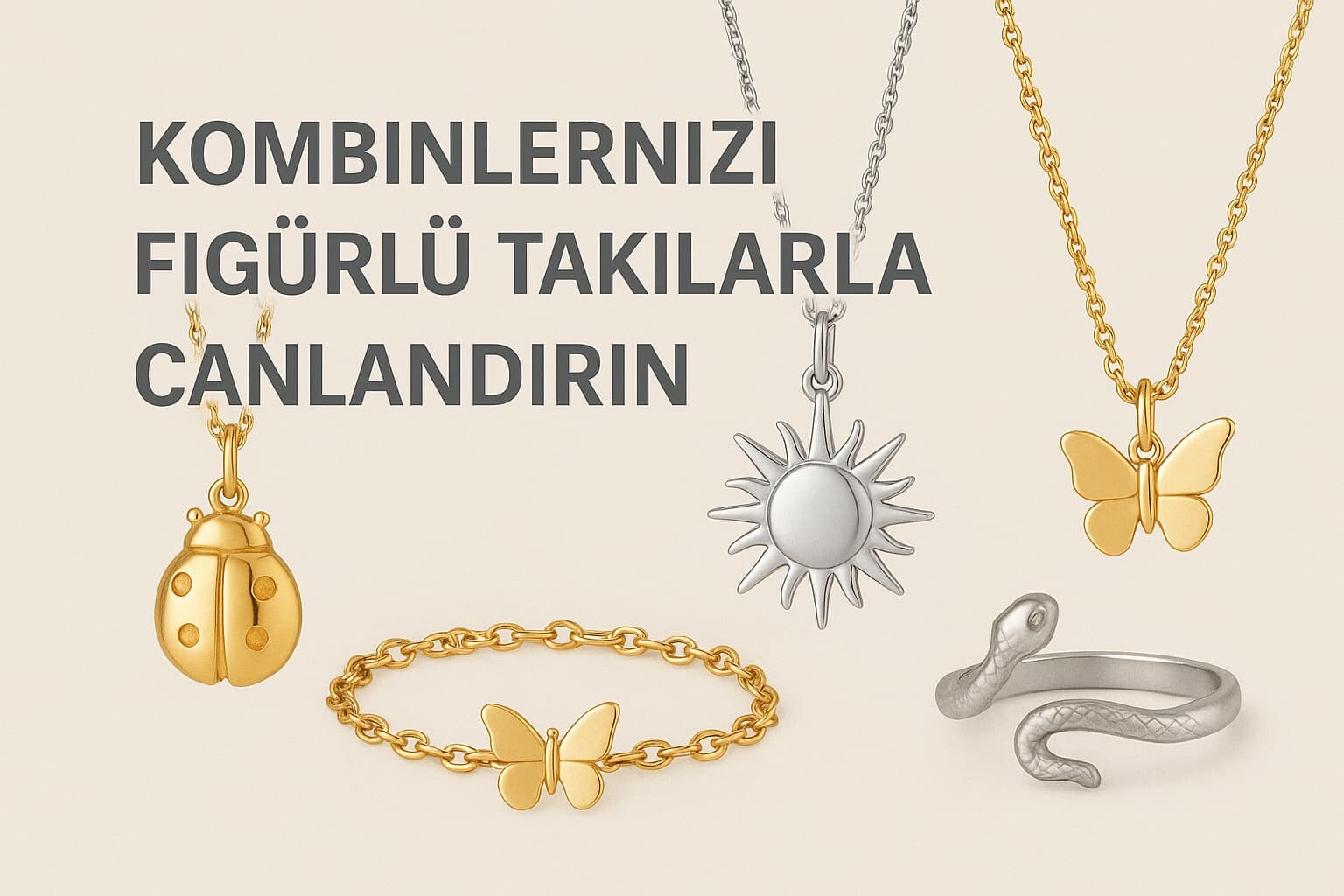 Kombinlerinizi Figürlü Takılarla Canlandırın: Takı ve Kıyafet Uyumu