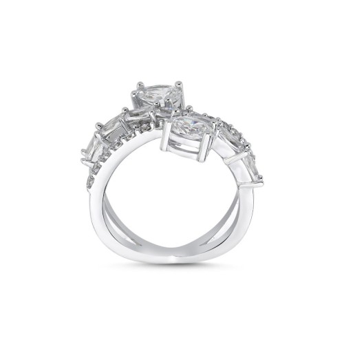 Alice Çapraz Gümüş Kadın Yüzük - CNG Jewels (1)