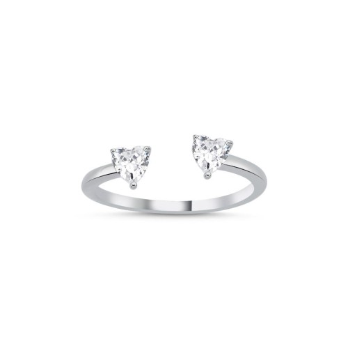 Amor Kalp Kadın Gümüş Yüzük - CNG Jewels