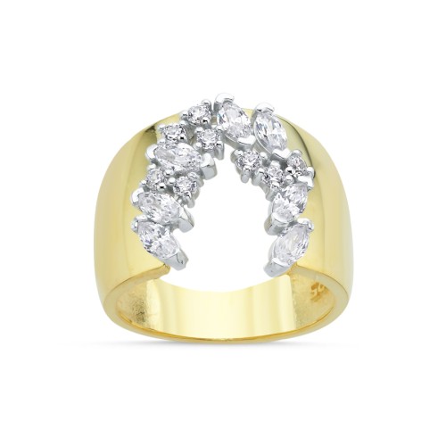 Angel Wing Markiz Kadın Gümüş Yüzük - CNG Jewels
