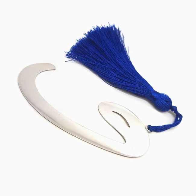 Arabic Letter Vav Silver Bookmark - 2