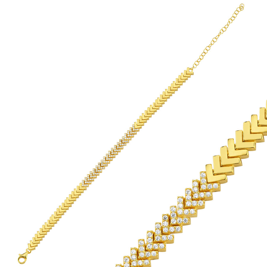 Arrow Su Yolu Gümüş Bileklik - CNG Jewels