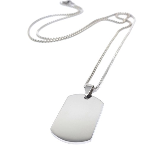 Asker Künyesi Çelik Erkek Kolye - CNG Jewels (1)