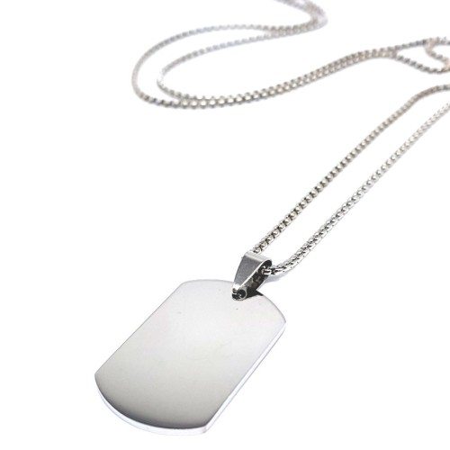 Asker Künyesi Çelik Erkek Kolye - CNG Jewels