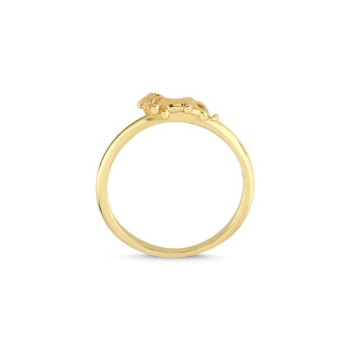 Aslan Figürlü 14 Ayar Altın Yüzük - CNG Jewels (1)