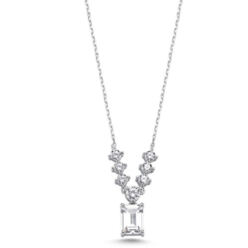 Baget Carmen Gümüş Kadın Kolye - CNG Jewels