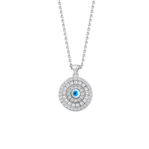 Baget Göz Gümüş Kadın Kolye - CNG Jewels