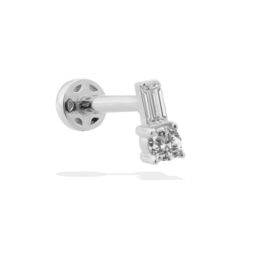 Baget Tektaş Altın Tragus Piercing - CNG Jewels (1)