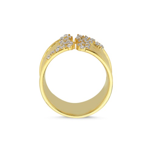 Bright Sky Gold Gümüş Kadın Yüzük - CNG Jewels (1)