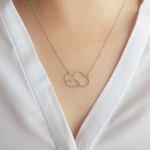 Bulut Gümüş Bayan Kolye - CNG Jewels (1)