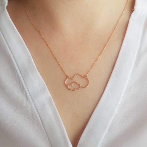 Bulut Rose Kadın Gümüş Kolye - CNG Jewels (1)