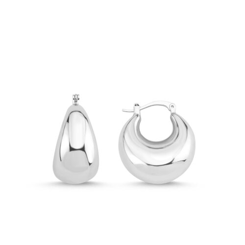 Çanta Halka Kadın Gümüş Küpe - CNG Jewels