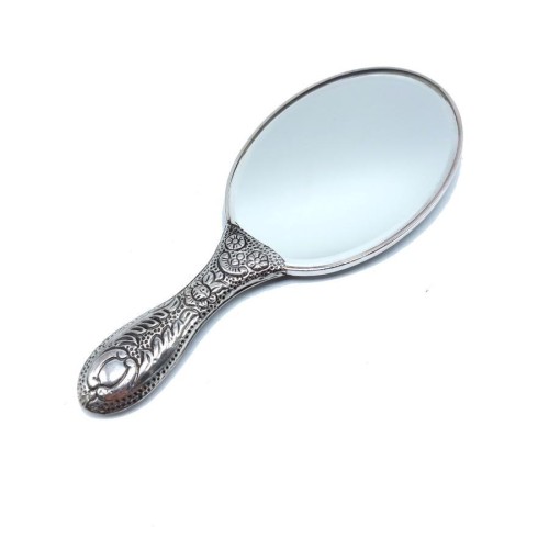 Cat Silver Hand Mirror No 2 - CNG Jewels (1)