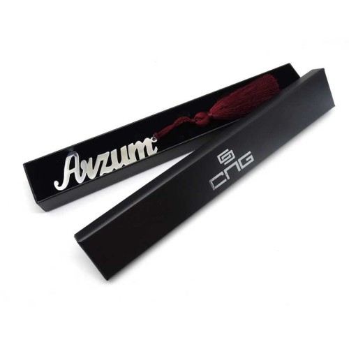  Custom Made Name Silver Bookmark - CNG Jewels (1)