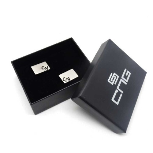 Custom Silver Two Letter Cufflinks - CNG Jewels (1)