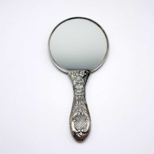 Daisy Silver Hand Mirror No 3 - CNG Jewels (1)