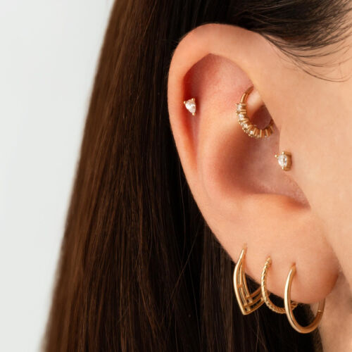 Damla Tektaş Altın Tragus Piercing - CNG Jewels (1)