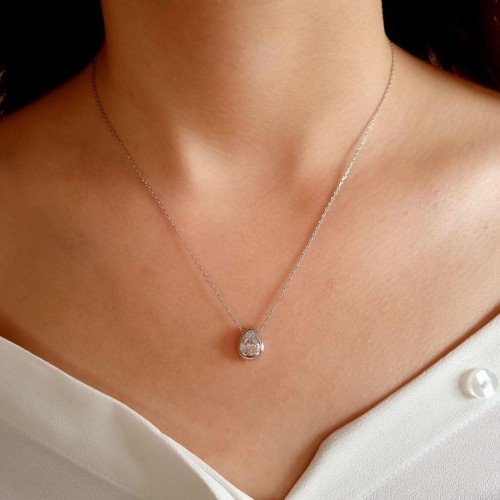 Damla Tektaş Gümüş Kadın Kolye - CNG Jewels (1)