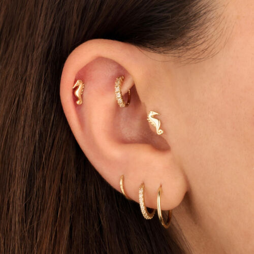 Denizatı Altın Tragus Piercing - CNG Jewels (1)