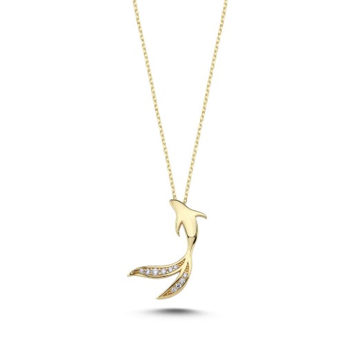  Design Fish Gold Necklace - CNG Jewels