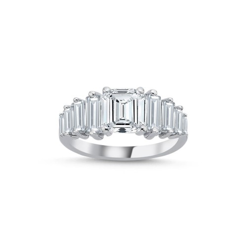 Diana Big Shiny Gümüş Kadın Yüzük - CNG Jewels
