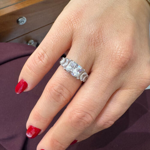 Diana Big Shiny Gümüş Kadın Yüzük - CNG Jewels (1)