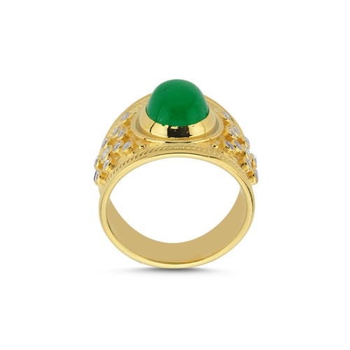 Diva Jade Kadın Gümüş Yüzük - CNG Jewels (1)