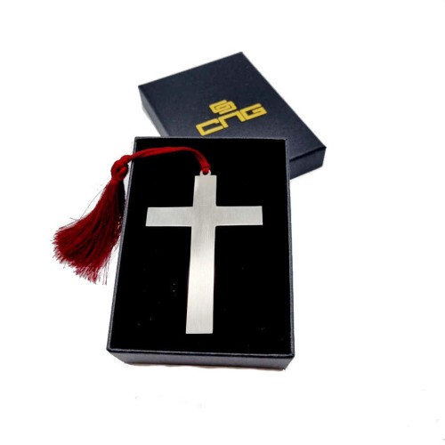 Handmade Cross Silver Bookmark - CNG Jewels