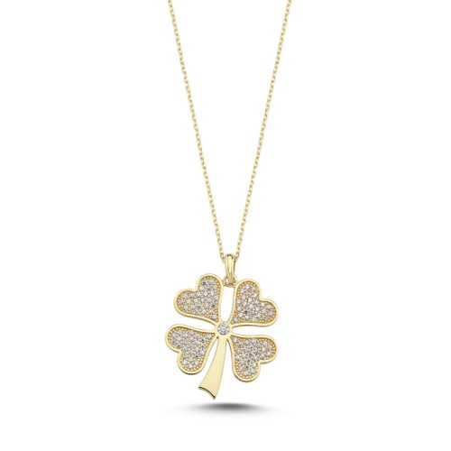  Four Leaf Clover Gold Necklace - CNG Jewels