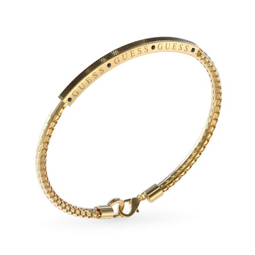 Guess JGUJUXB03213JWYGBKS Erkek Bileklik - Guess