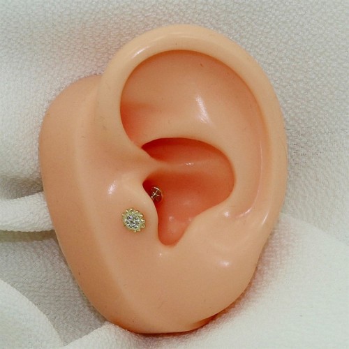Güneş Altın Tragus Küpe - CNG Jewels (1)