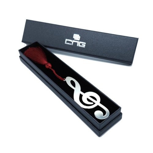 Handmade Treble Clef Silver Bookmark - CNG Jewels