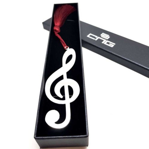 Handmade Treble Clef Silver Bookmark - CNG Jewels (1)