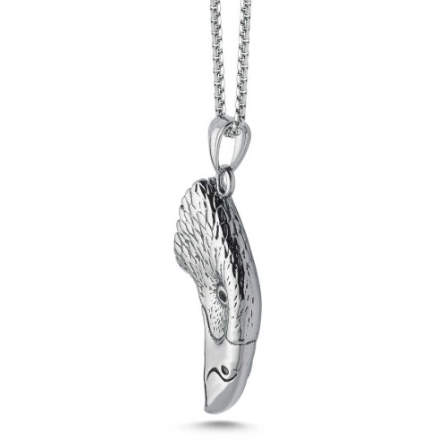 Kartal Kafası Çelik Erkek Kolye - CNG Jewels (1)