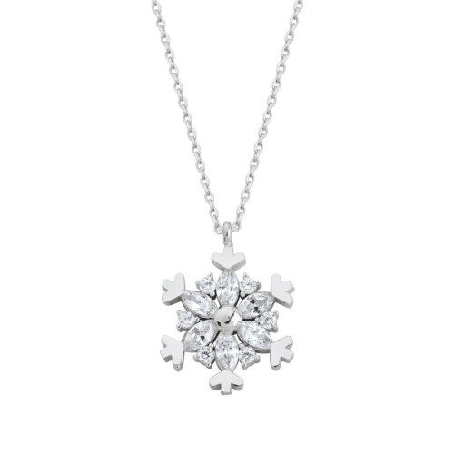 Kartanesi 14 Ayar Beyaz Altın Kolye - CNG Jewels