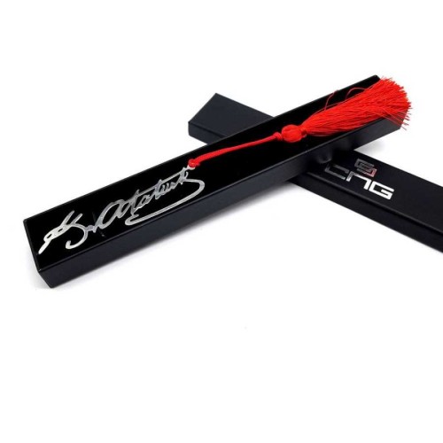  Kemal Atatürk Signature Silver Bookmark - CNG Jewels
