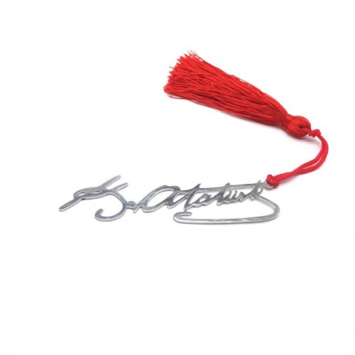  Kemal Atatürk Signature Silver Bookmark - CNG Jewels (1)
