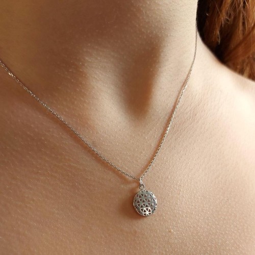 Küçük Yaşam Çiçeği Kadın Gümüş Kolye - CNG Jewels (1)