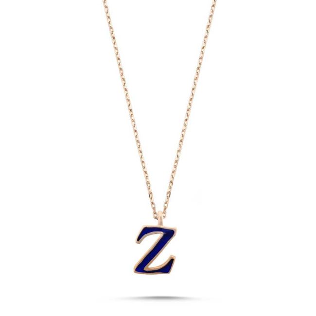 Small Letter Z Silver Women's Necklace - 1