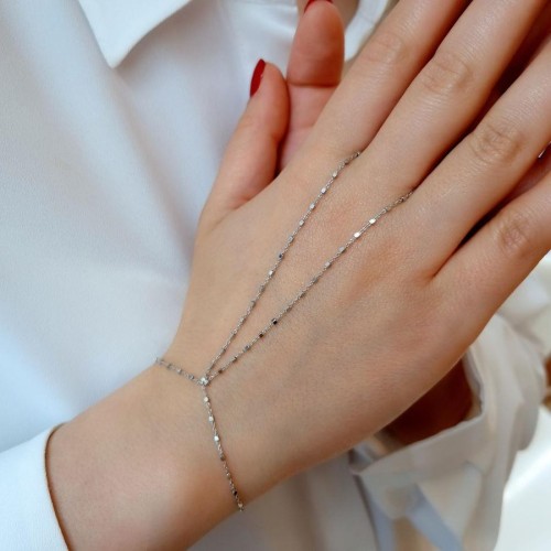 Küp Zincir Gümüş Şahmeran Bileklik - CNG Jewels
